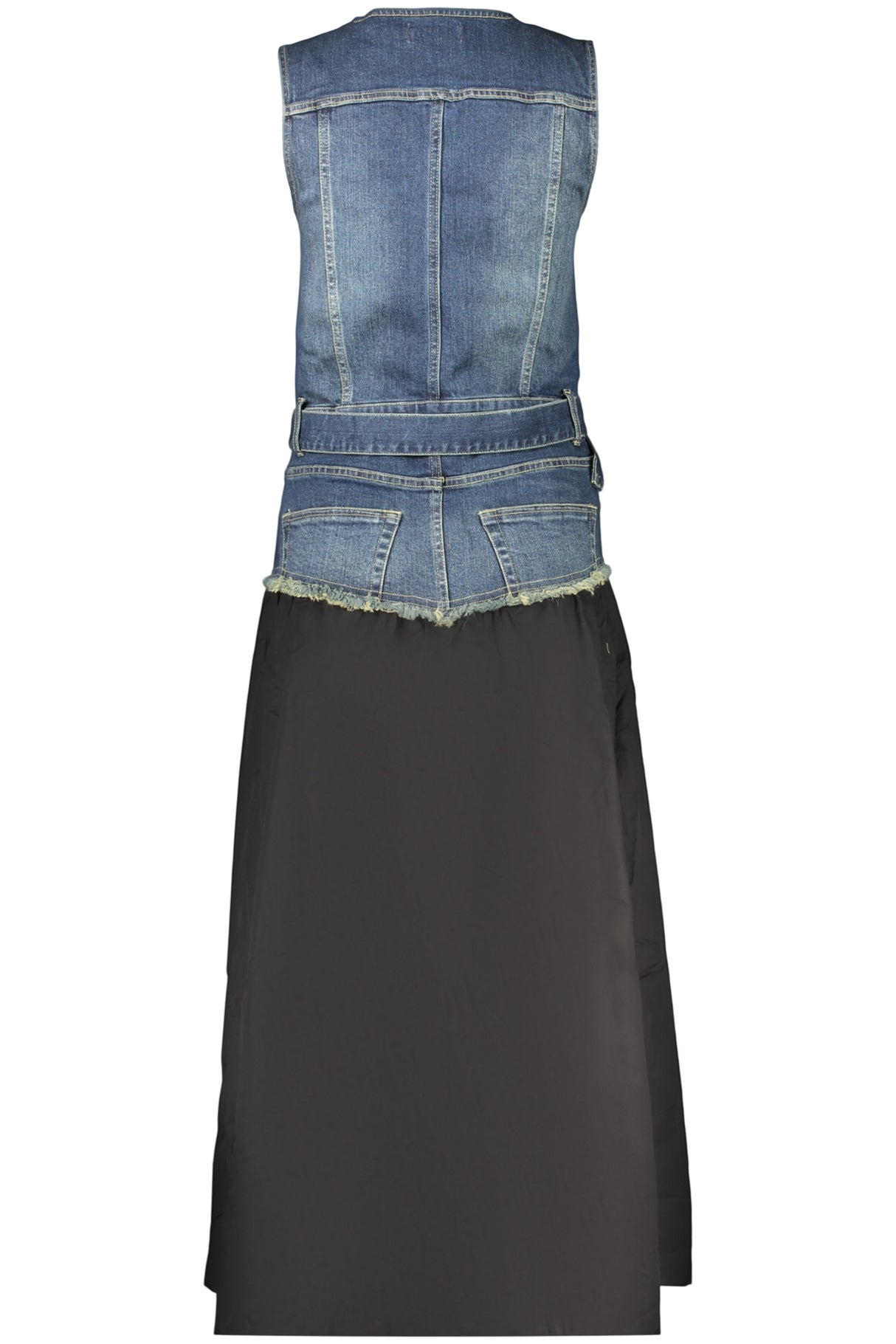 DESIGUAL WOMEN'S LONG BLACK DRESS