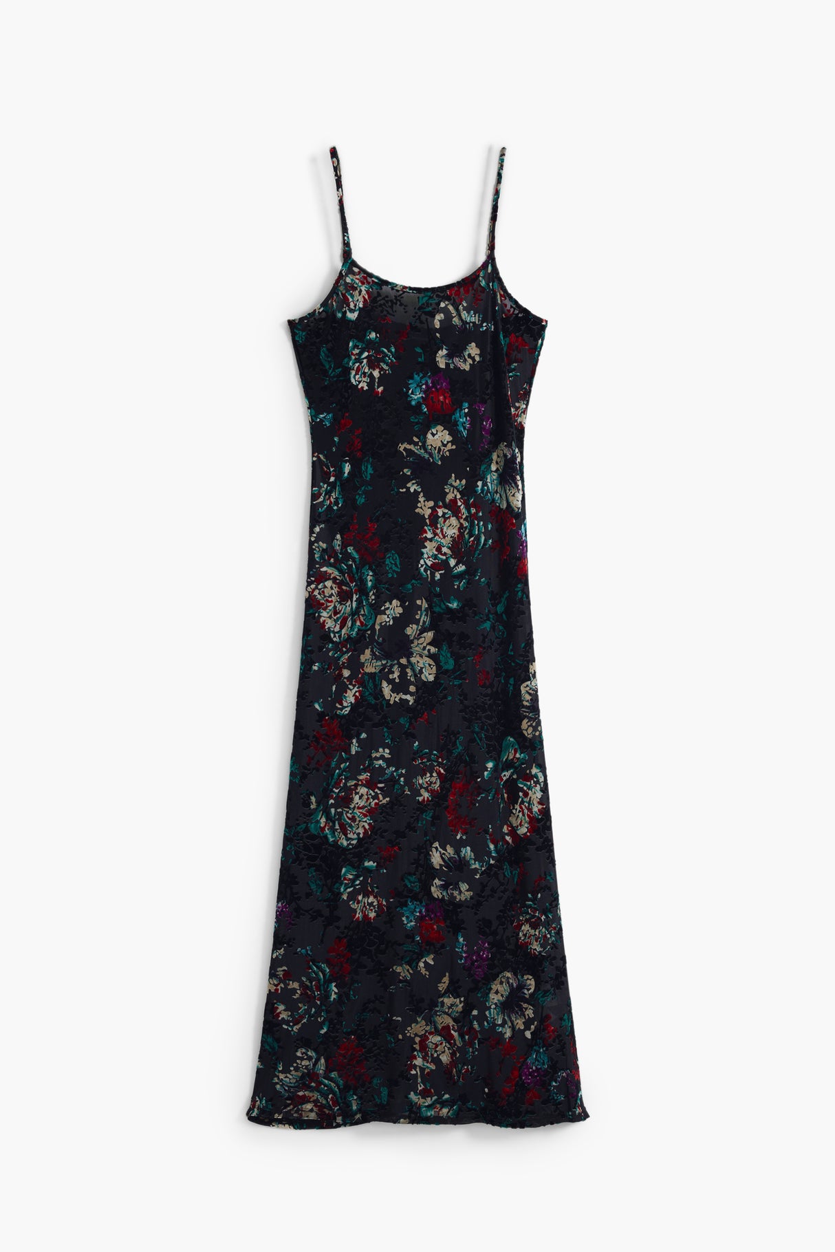 DESIGUAL WOMEN'S LONG BLACK DRESS
