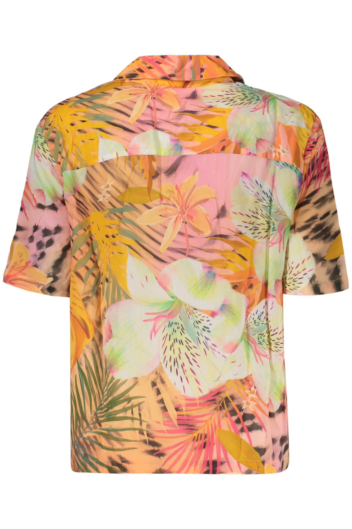 DESIGUAL WOMEN'S SHORT-SLEEVED SHIRT, ORANGE