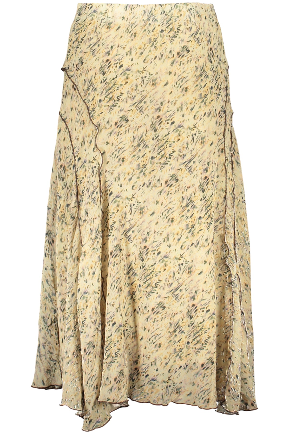 DESIGUAL WOMEN'S LONG SKIRT BEIGE