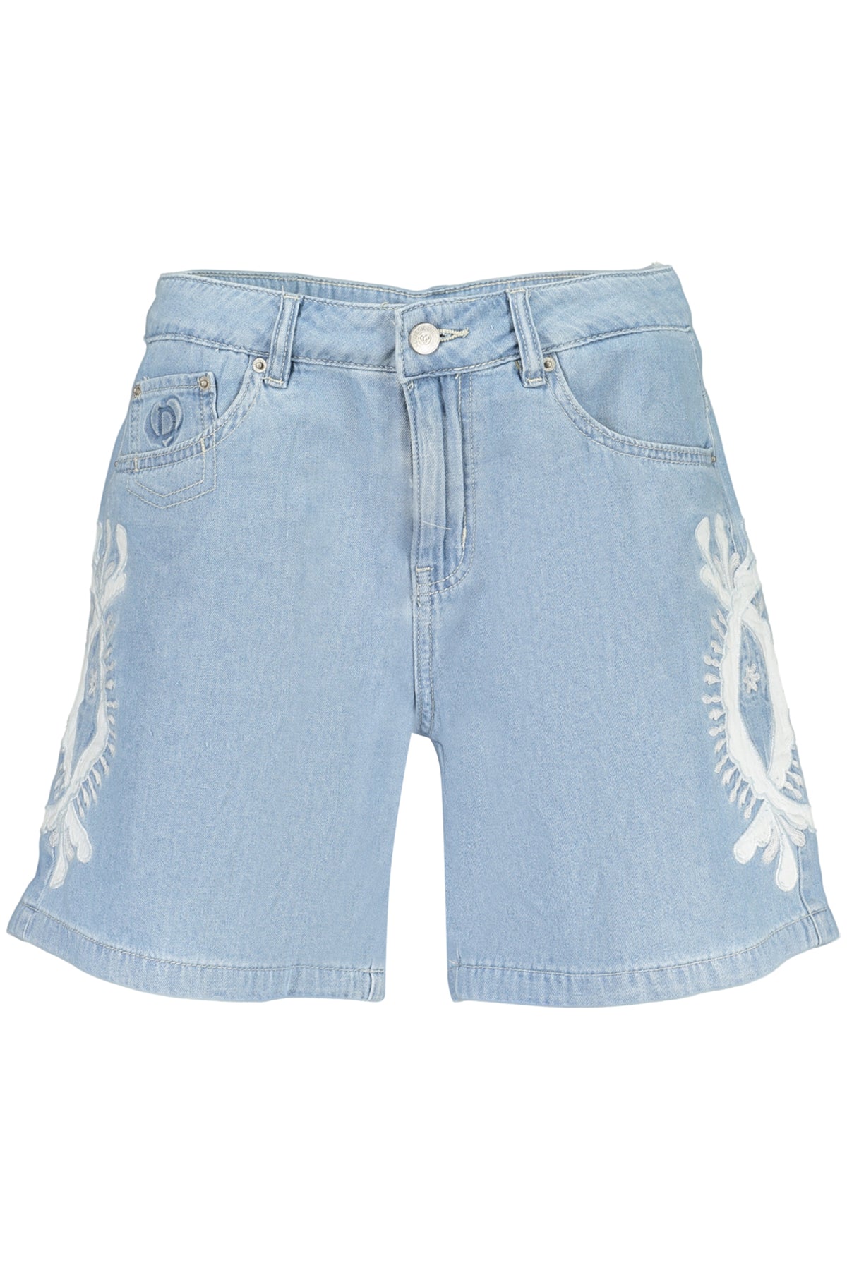 DESIGUAL WOMEN'S BLUE SHORT JEANS