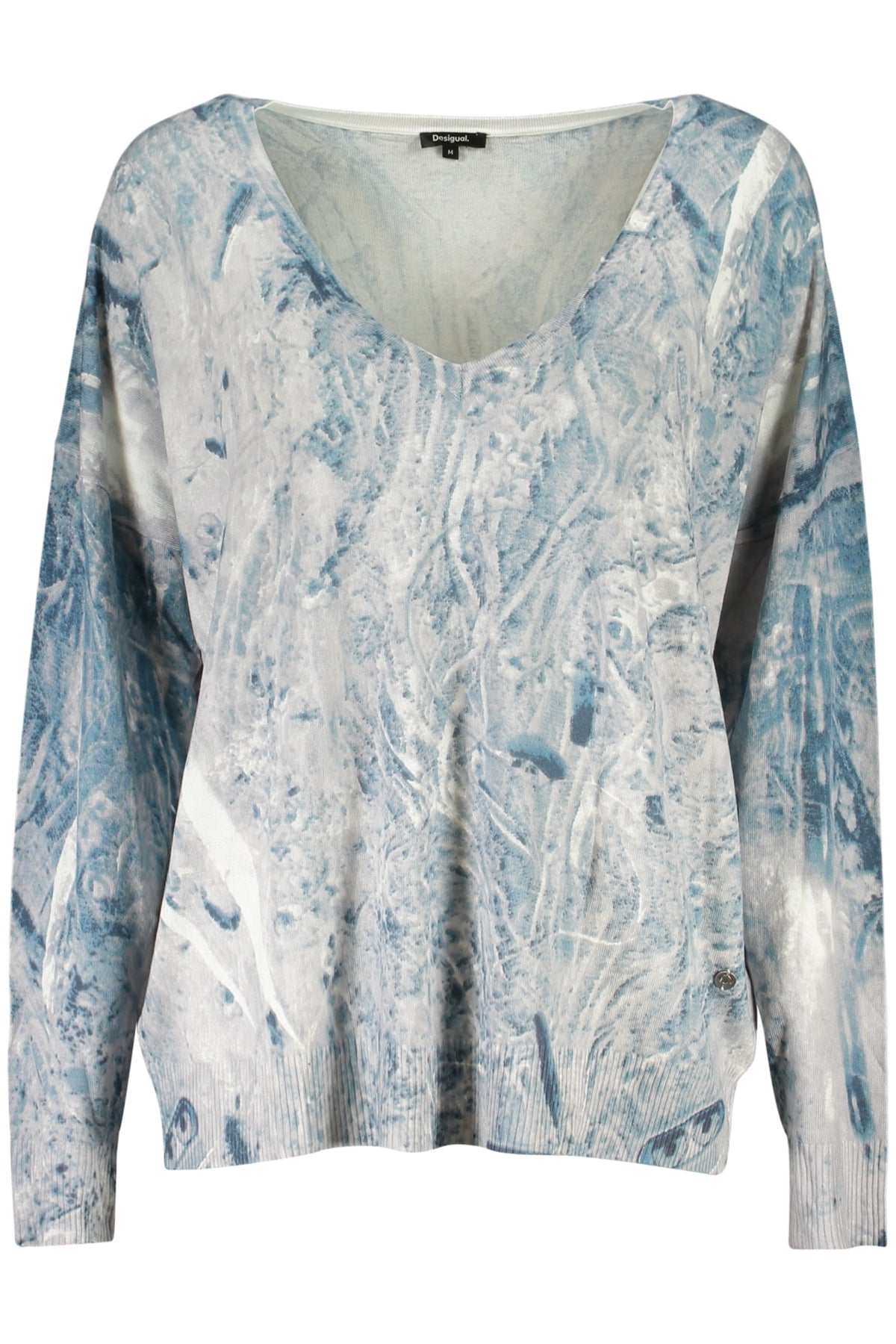 DESIGUAL WOMEN'S BLUE SWEATER