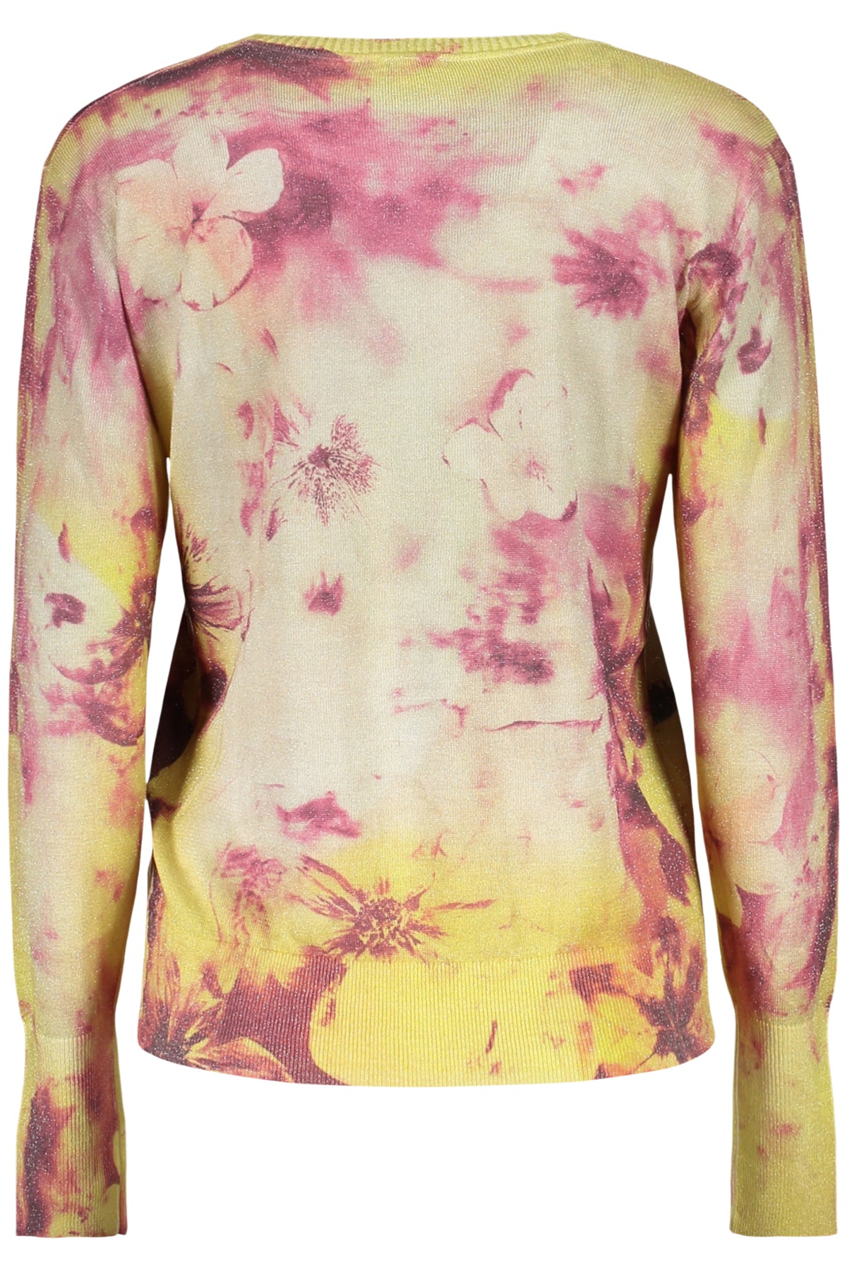 DESIGUAL WOMEN'S YELLOW SWEATER