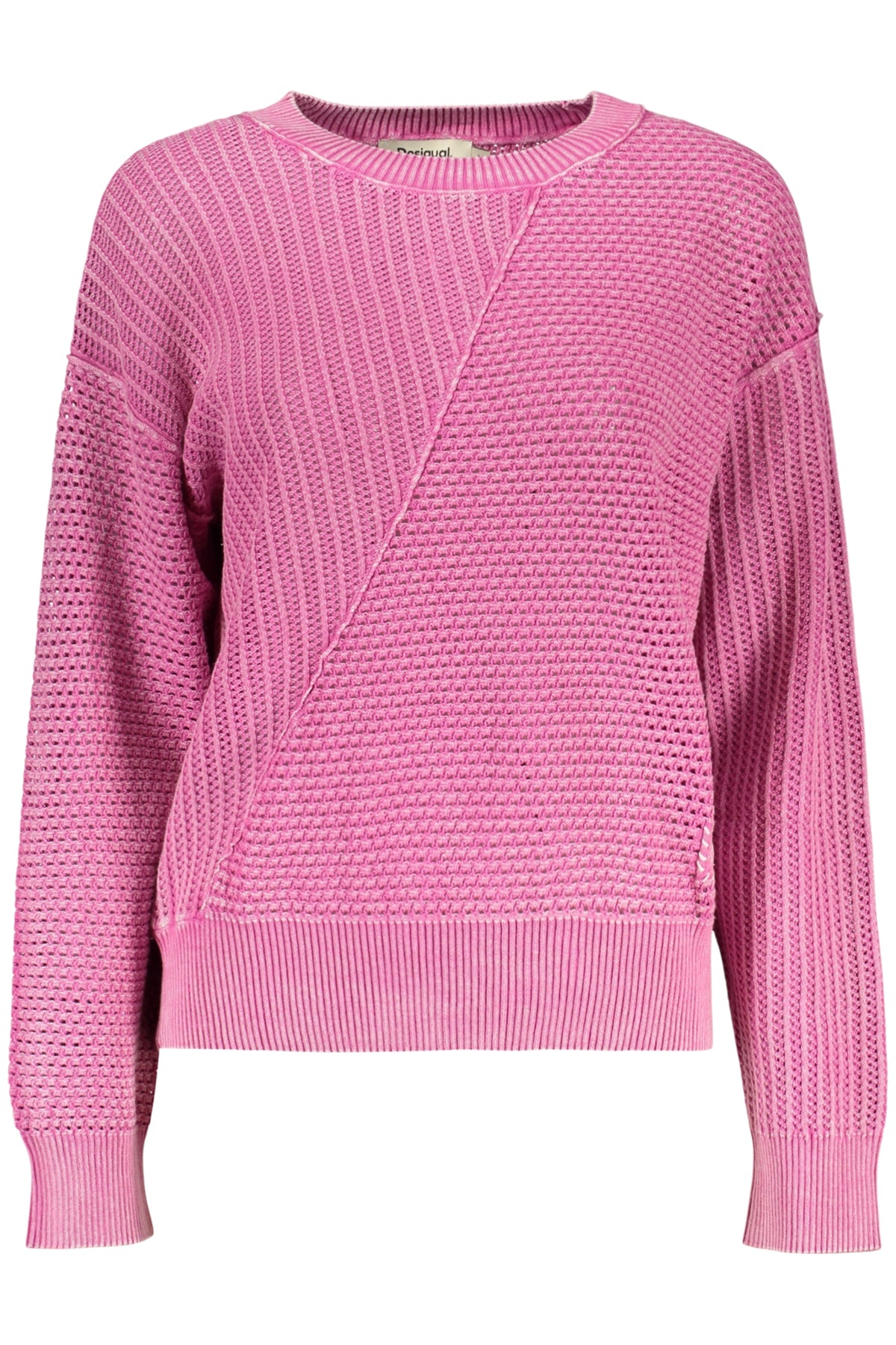 DESIGUAL WOMEN'S PINK SWEATER