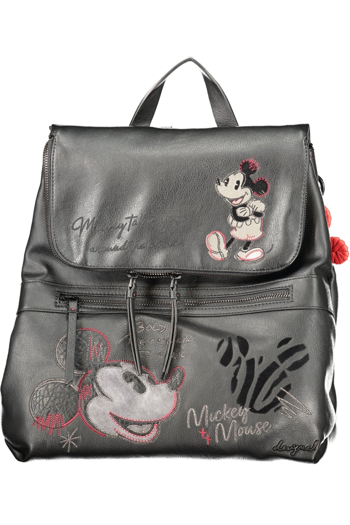 DESIGUAL WOMEN'S BLACK BACKPACK