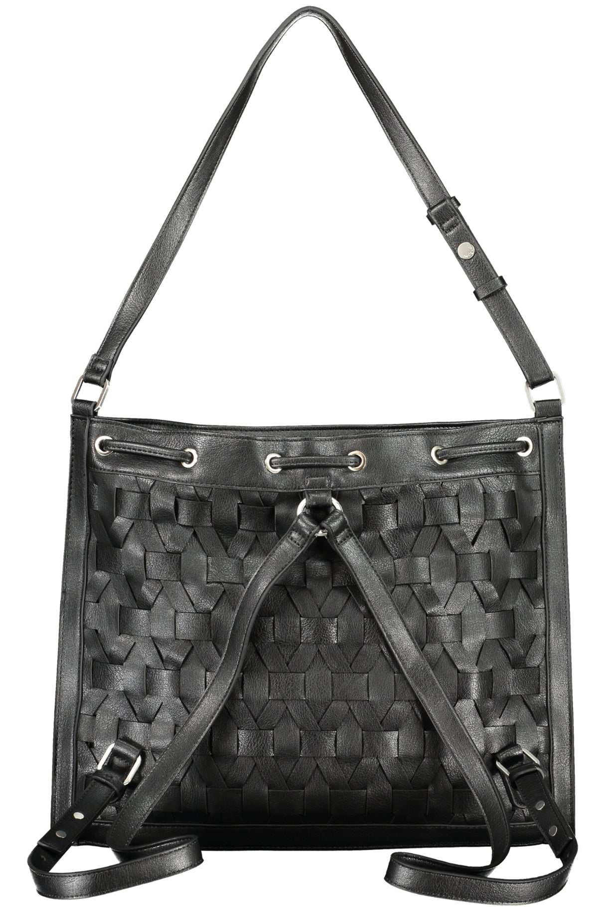 DESIGUAL WOMEN'S BLACK BACKPACK