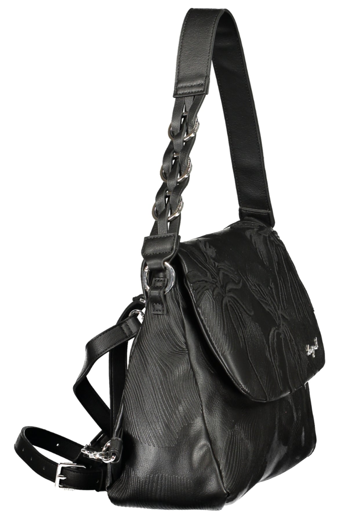 DESIGUAL WOMEN'S BLACK BACKPACK