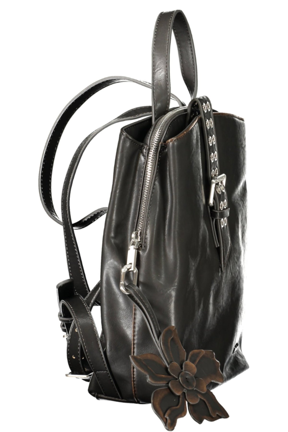 DESIGUAL WOMEN'S BLACK BACKPACK