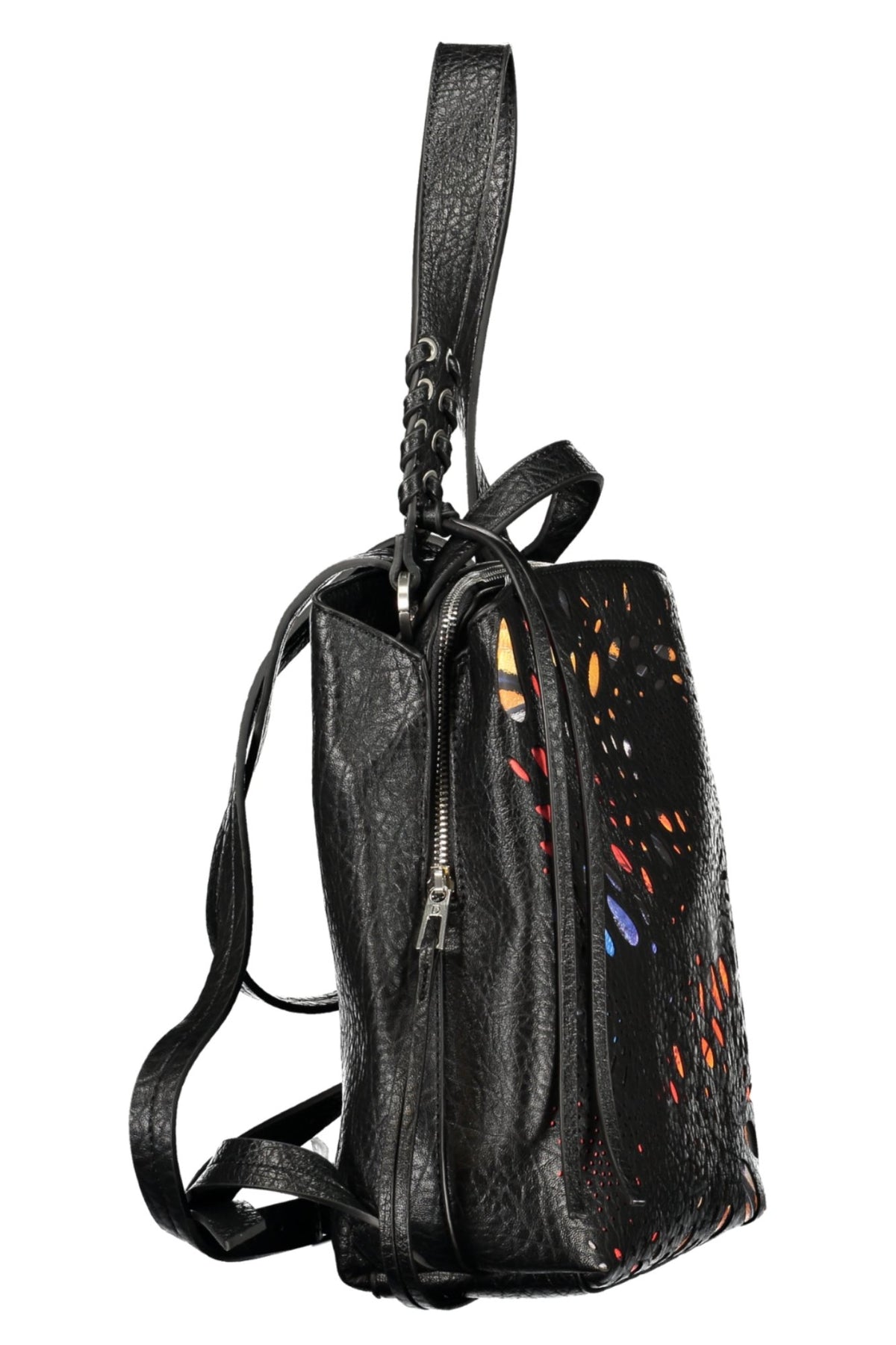 DESIGUAL WOMEN'S BLACK BACKPACK