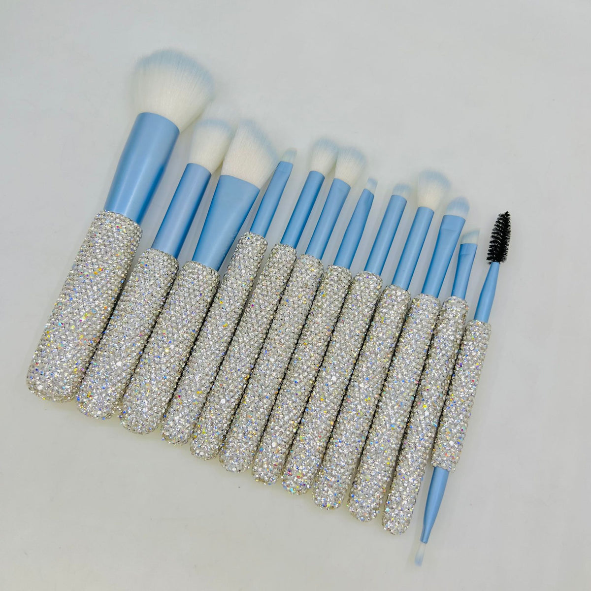 Diamond Makeup Brush Set - 10/12 Pcs Ultra Soft Tools