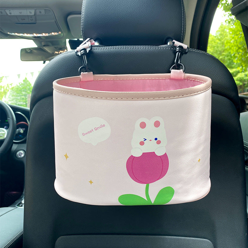 Car Backseat Organizer and Trash Bin Holder