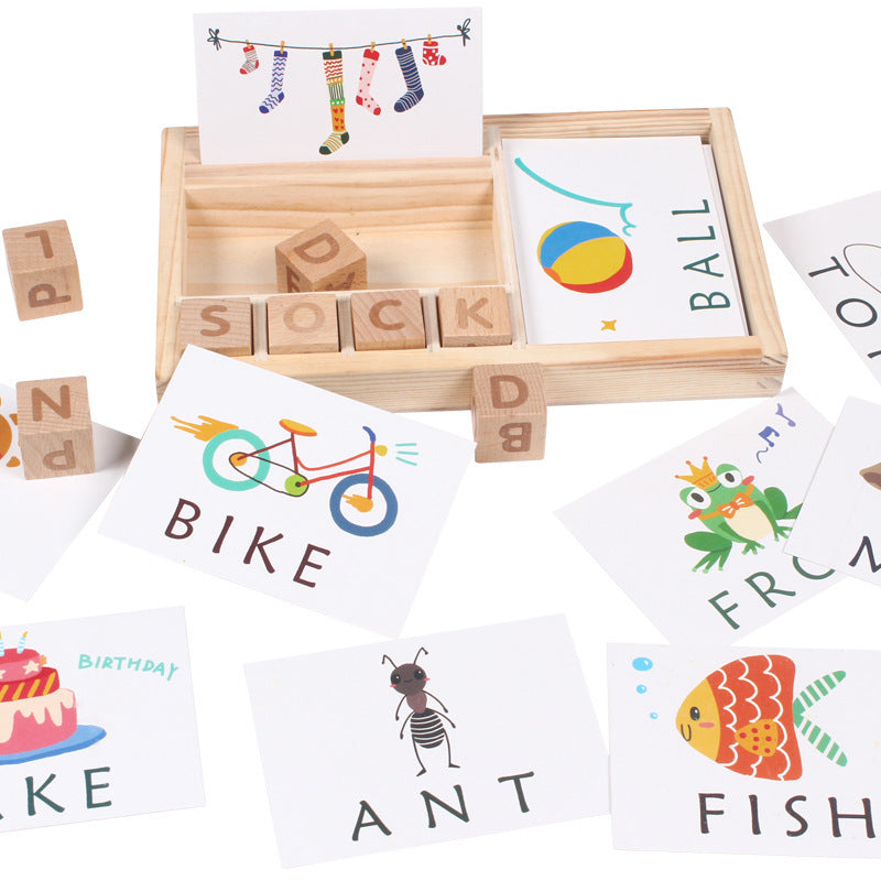 Letter Puzzle Blocks for Kids - Educational Toy