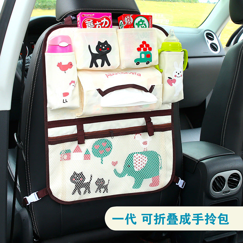 Creative Cartoon Car Seat Back Storage Organizer Bag