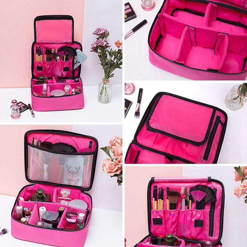 Large Capacity Portable Makeup Organizer Bag for Travel