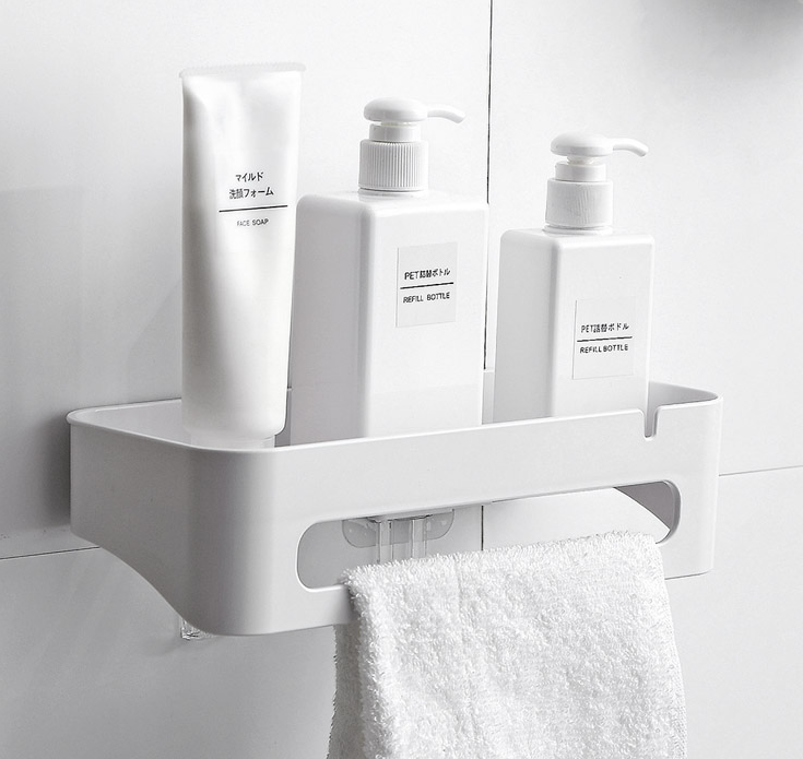 Triangle Towel Organizer Rack for Bathroom Storage