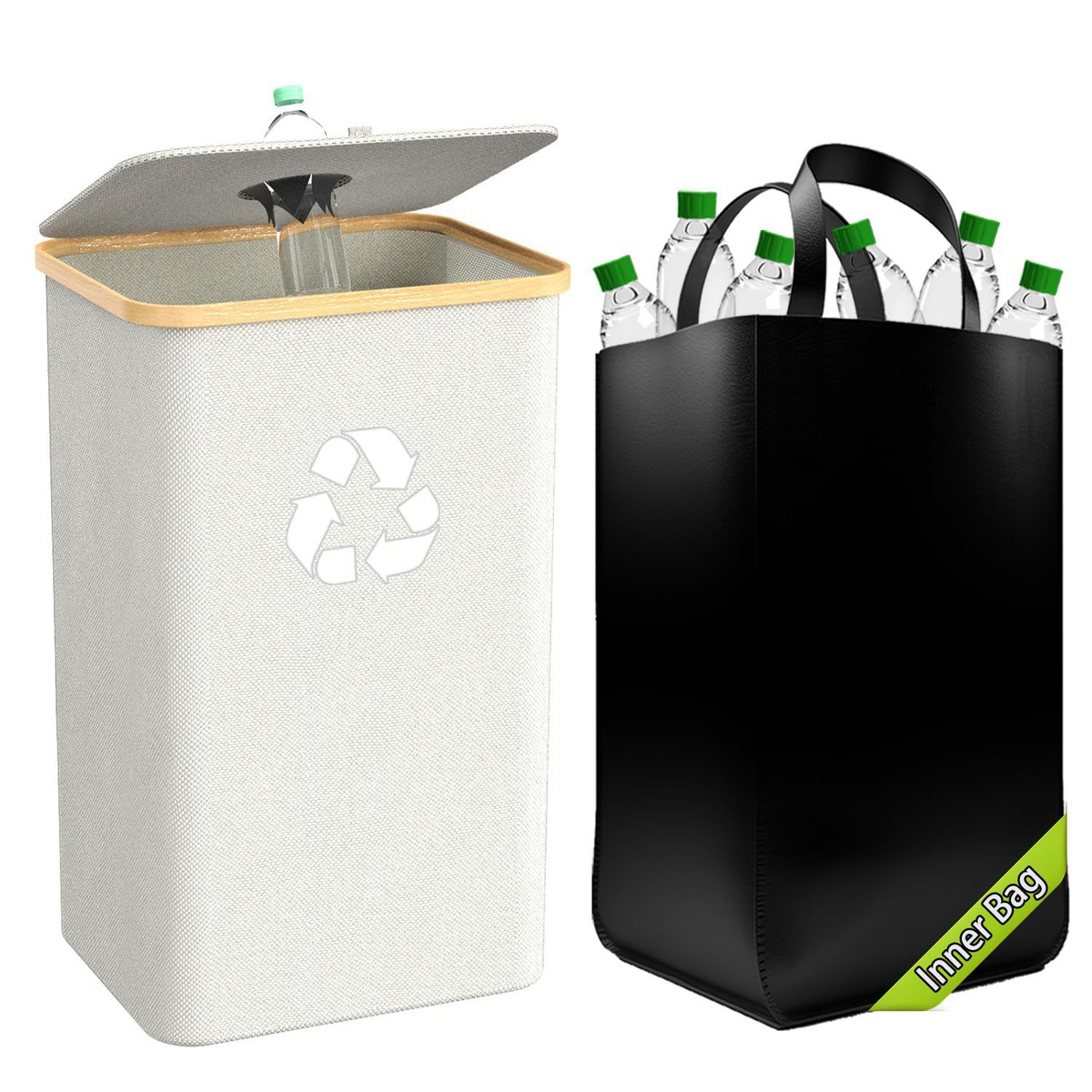 Removable Recycling Bottle Storage Basket