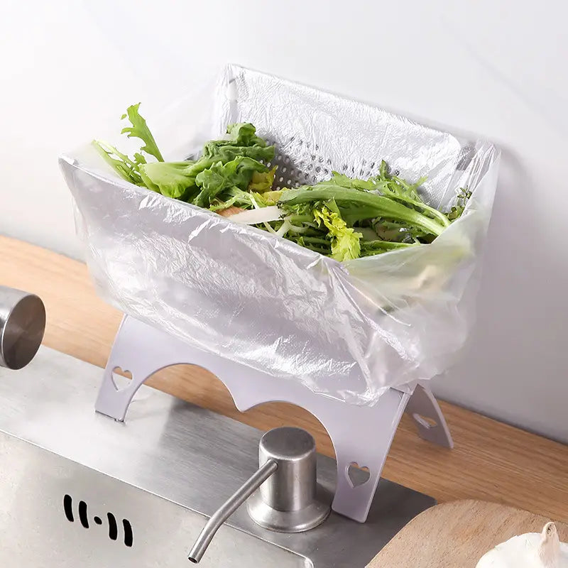 Foldable Desktop Organizer Rack for Bathroom Storage