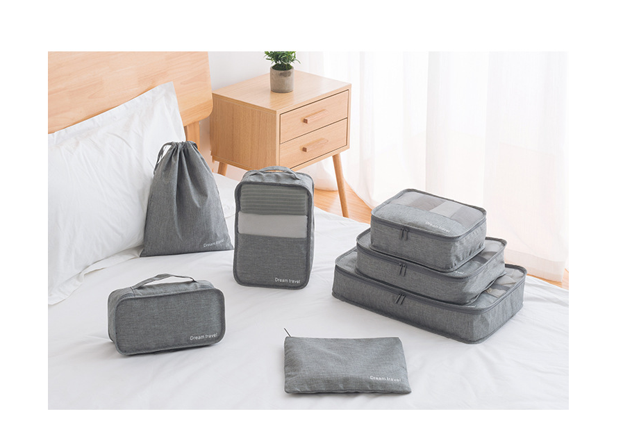 Cation Travel Organizer Bag Set - 7 Pieces Customizable