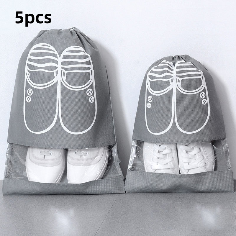 Drawstring Shoe Storage Bag