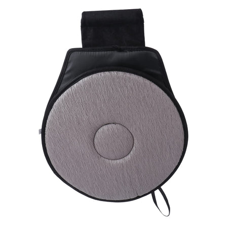 Veemoon Automotive Seat Cushions Car Seat Protector 360 Car Swivel Cushion Car Seat Pillow Car Cover Revolving Car Seat Cushion Multifunction Elder Mat Grey Sandwich Fabric Carseat