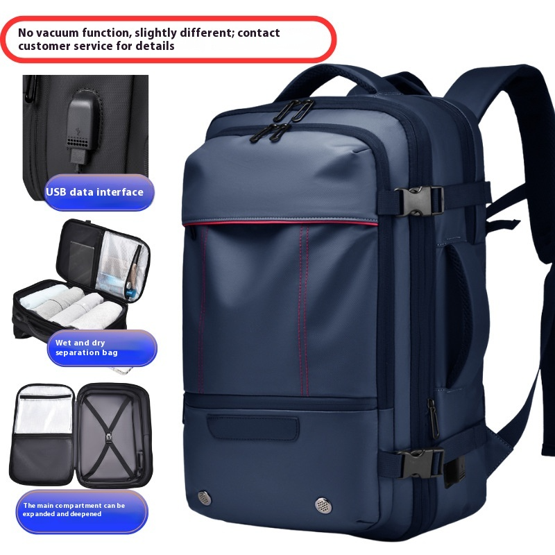 Expandable Vacuum Compression Travel Backpack