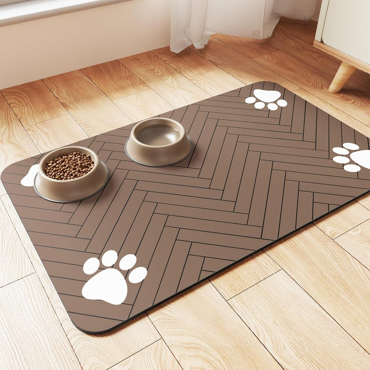 Diatomaceous Pet Feeding Mat - Quick Dry, Anti-Splash