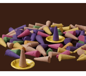 Mixed Scented Incense Cones – 78 Piece Box