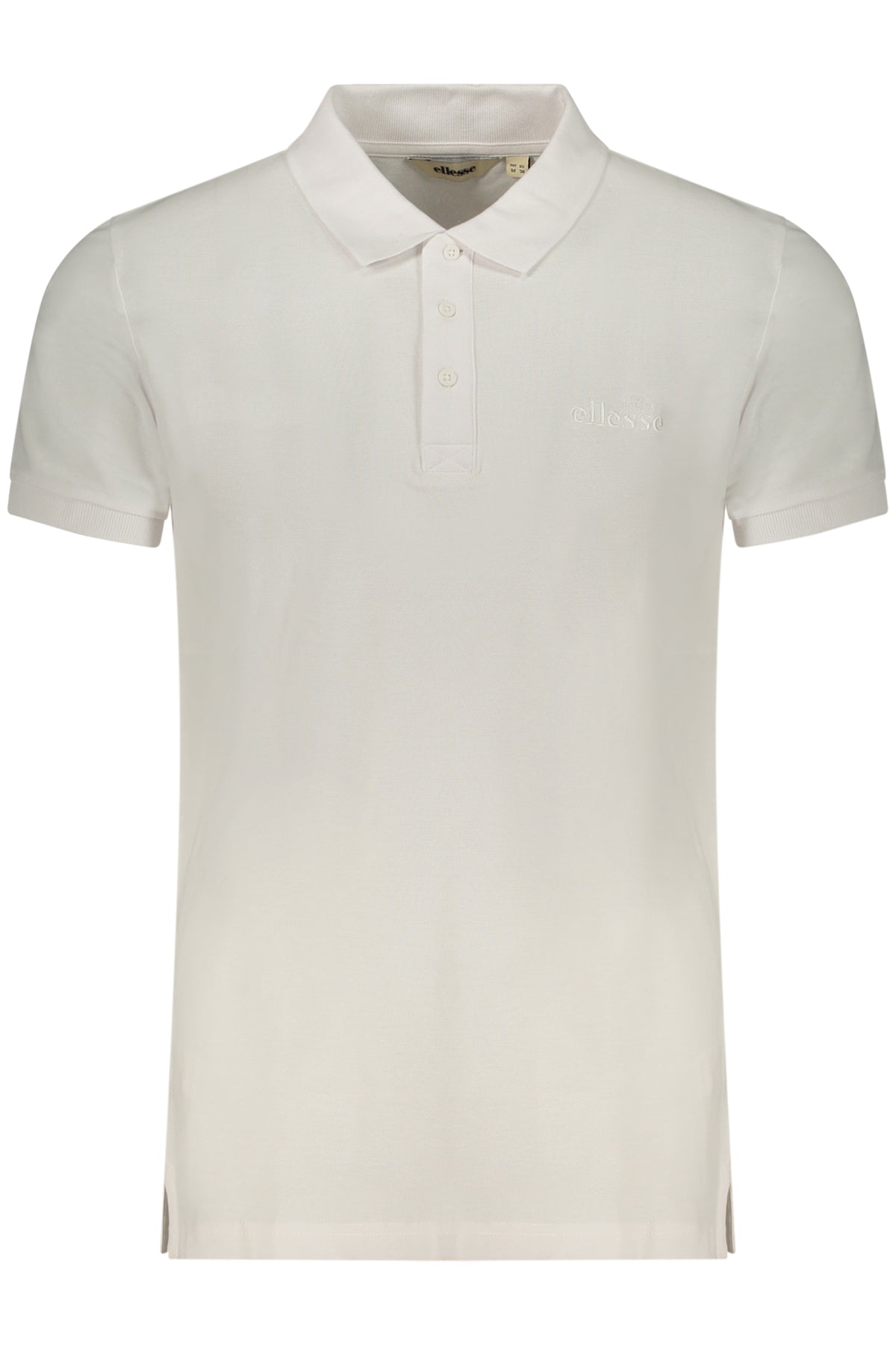 ELLESSE MEN'S SHORT-SLEEVE POLO SHIRT WHITE