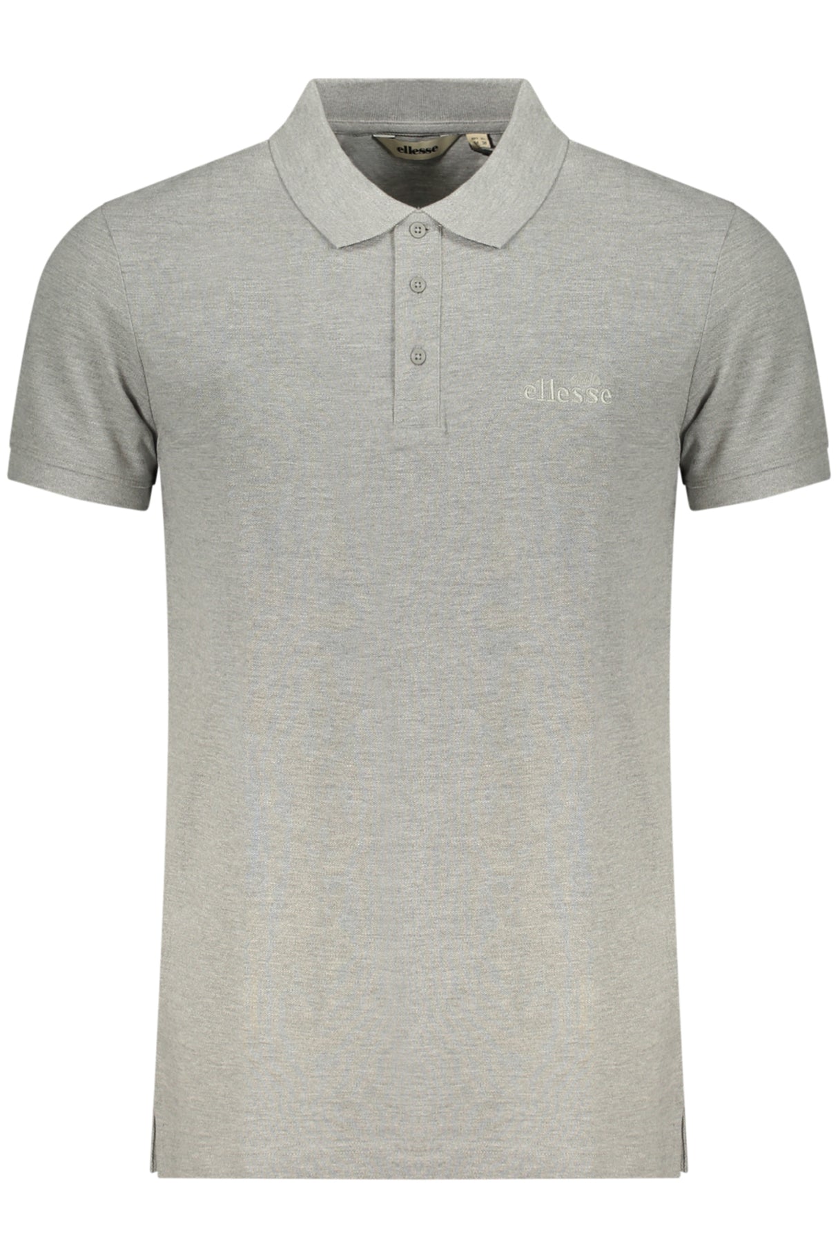 ELLESSE MEN'S SHORT-SLEEVE POLO SHIRT, GREY