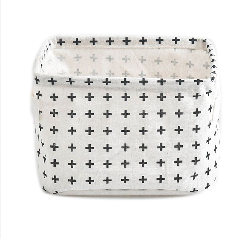 Desktop Storage Basket with Handle for Toys and Stationery