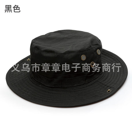 Camouflage Outdoor Round Brim Hat for Hiking