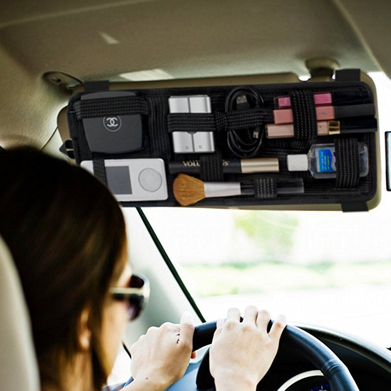 Multifunctional Car Sunshade Storage Organizer Pouch
