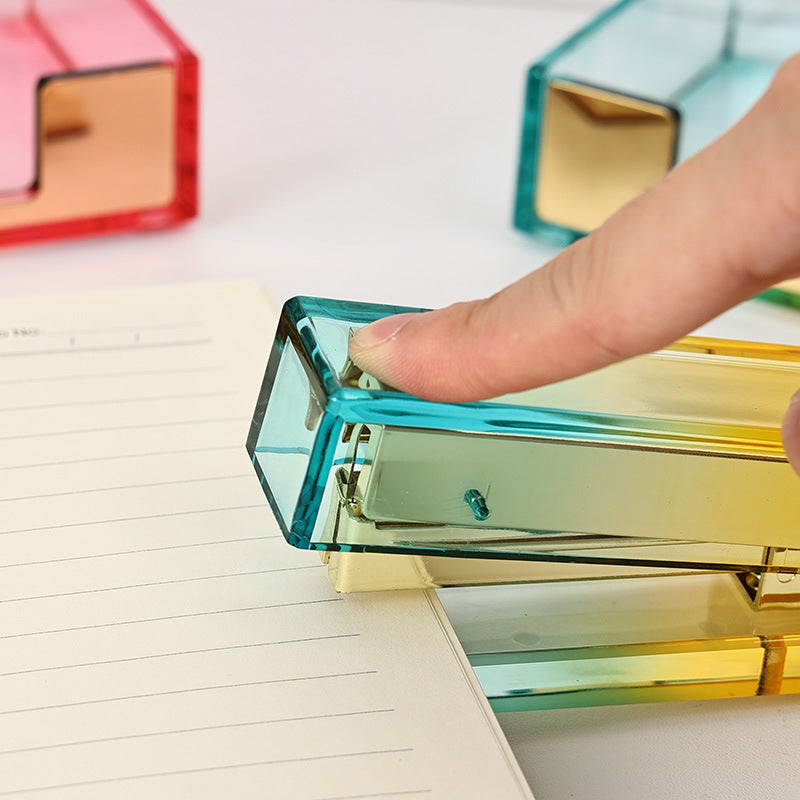 Colorful Acrylic Desk Organizer Set for Office Supplies