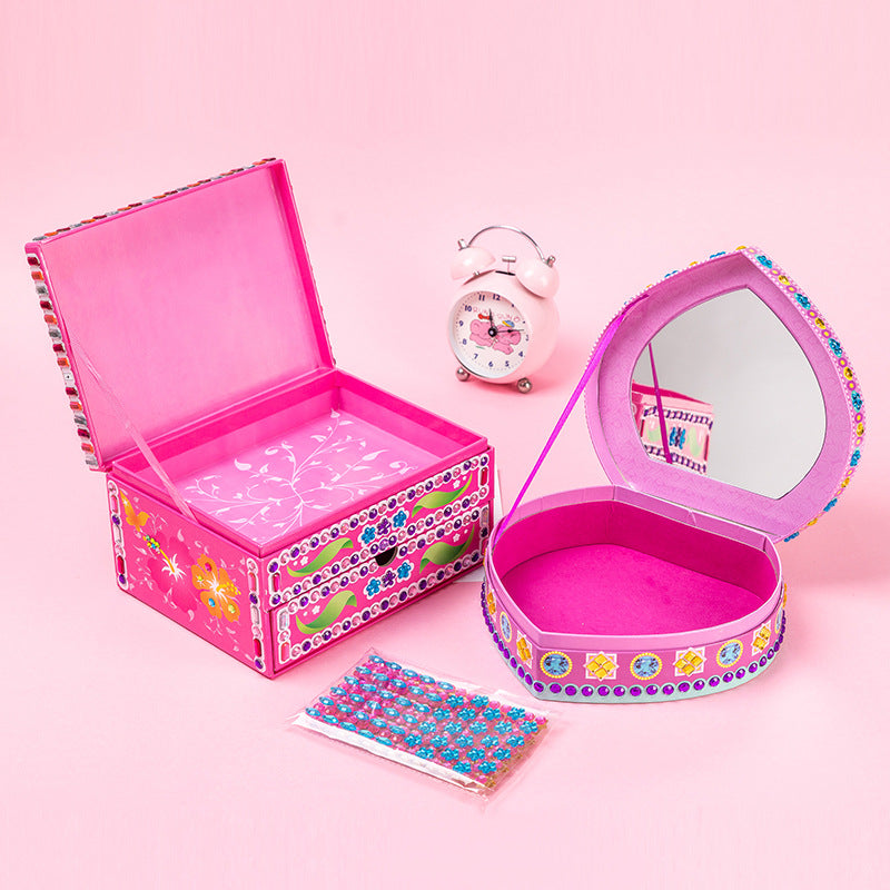 Heart-Shaped Jewelry Box and Storage Organizer