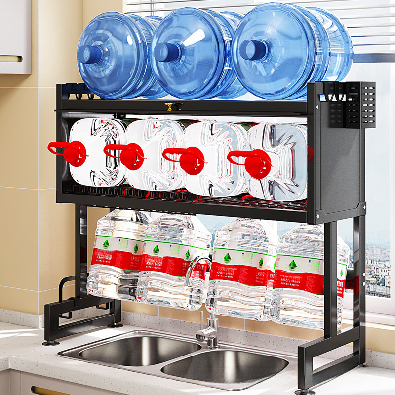 Multi-Functional Kitchen Sink Organizer Rack for Dishes