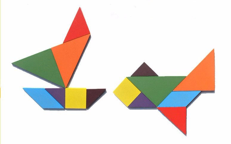 Tangram Building Blocks - Educational Toy for Kids