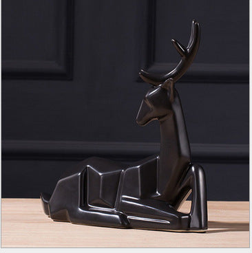 Ceramic Craft, Moose Figurine Decor