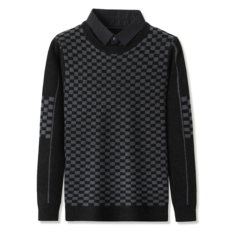 Trendy Casual Men's Knitwear for Autumn and Winter
