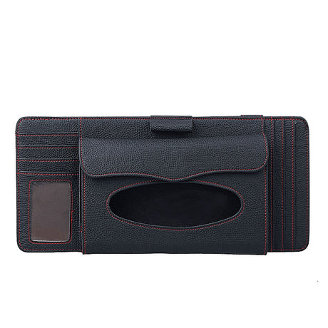 Car Sunshade Organizer with Multi-Function Card Holder