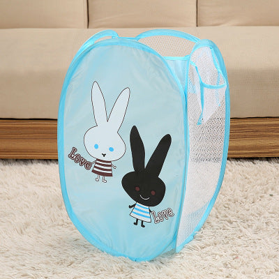 Customizable Cartoon Laundry Basket for Kids Storage