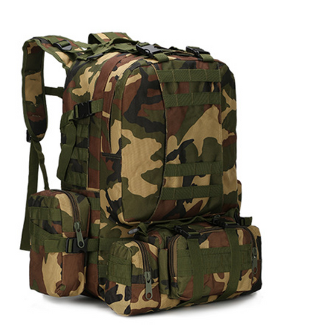 Camouflage Tactical Hiking Backpack for Outdoors