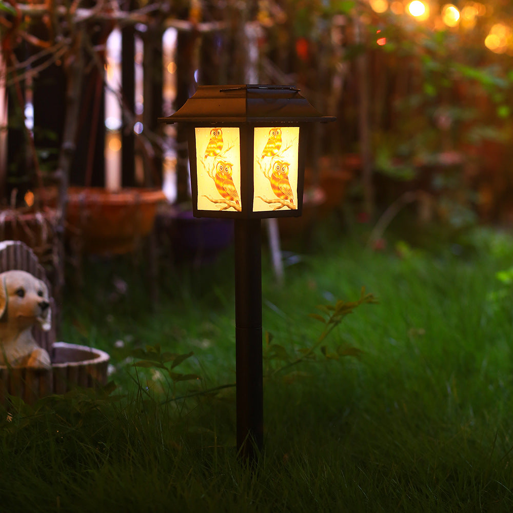 Outdoor LED Solar Starry Sky Lantern for Garden Decor