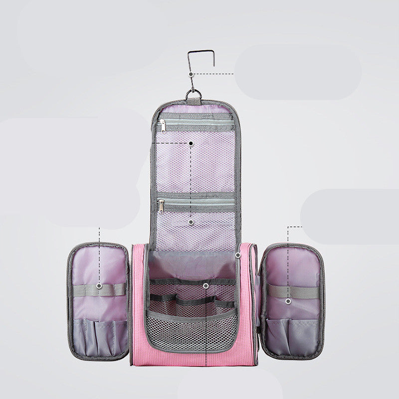 Travel Toiletry Bag and Makeup Organizer (Hanging Design)