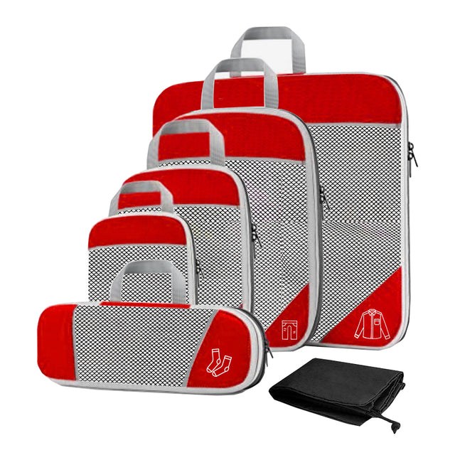 Lightweight Travel Storage Organizer Set with Shoe Bag