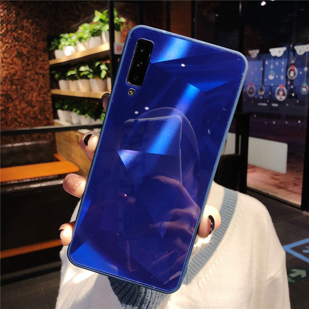 Diamond Rhombus Pattern Mirror Phone Case