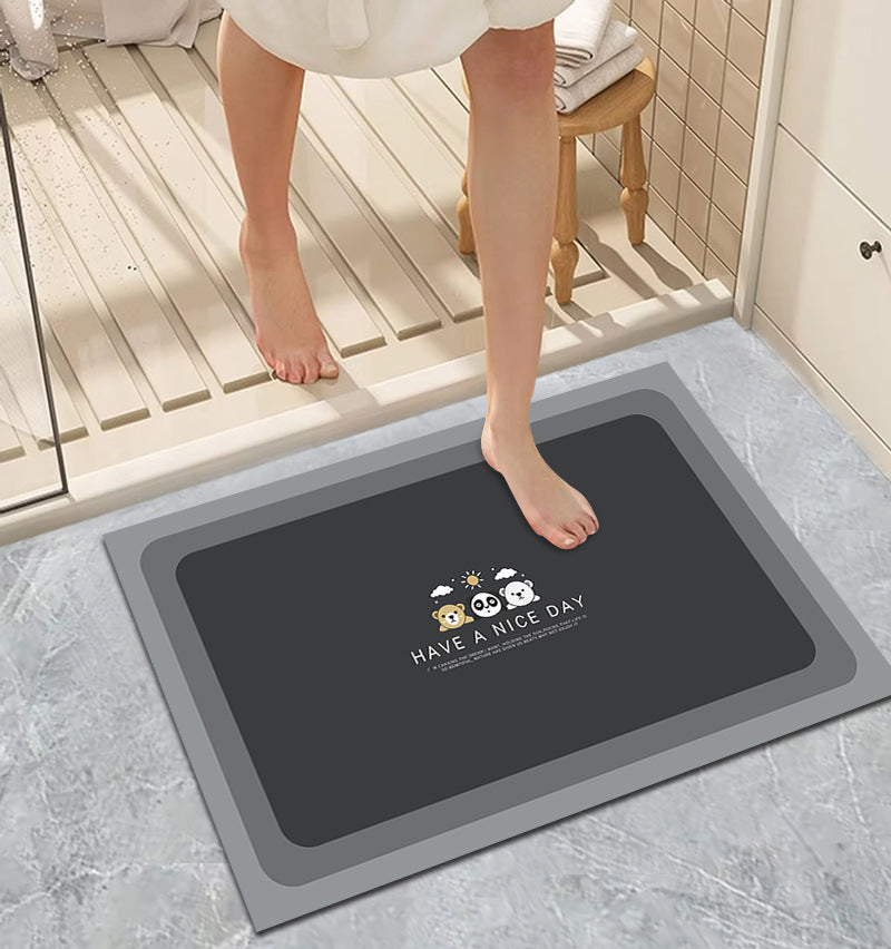Soft Diatomite Water-Absorbent Bathroom Mat