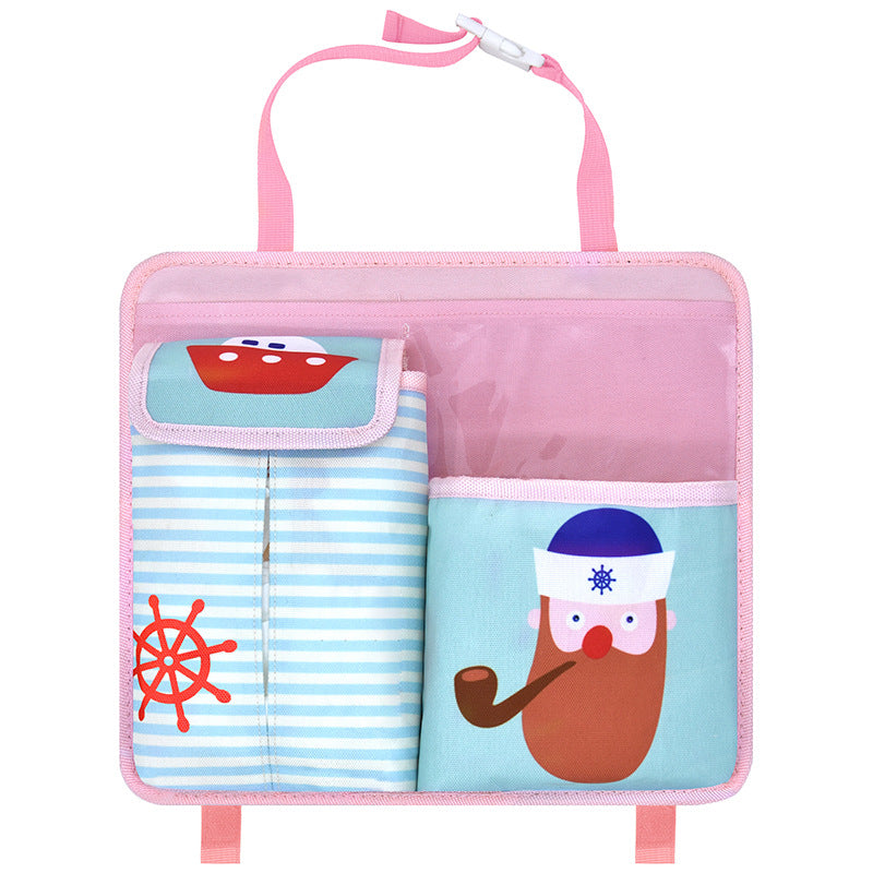 Creative Cartoon Car Seat Back Storage Organizer Bag