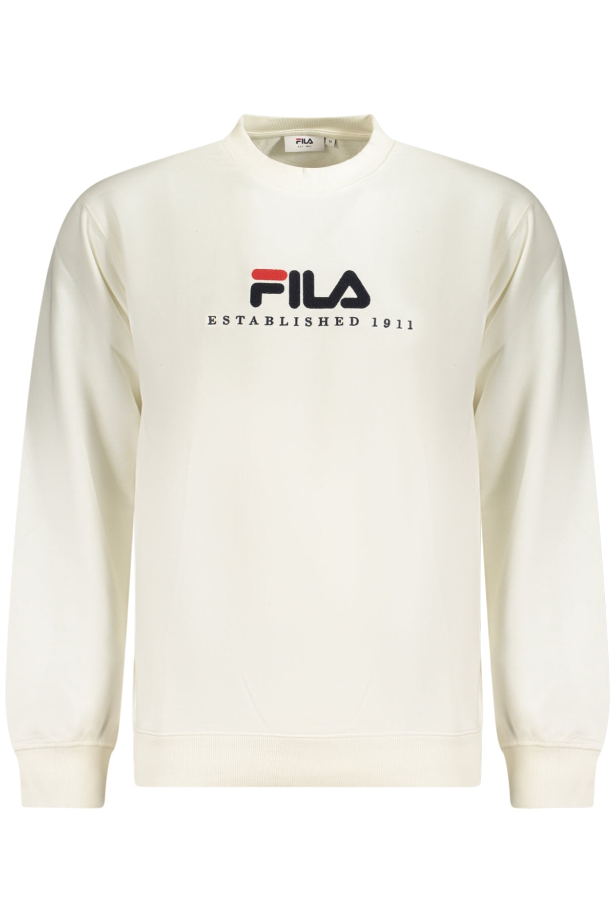 FILA MEN'S WHITE ZIP-UP SWEATSHIRT