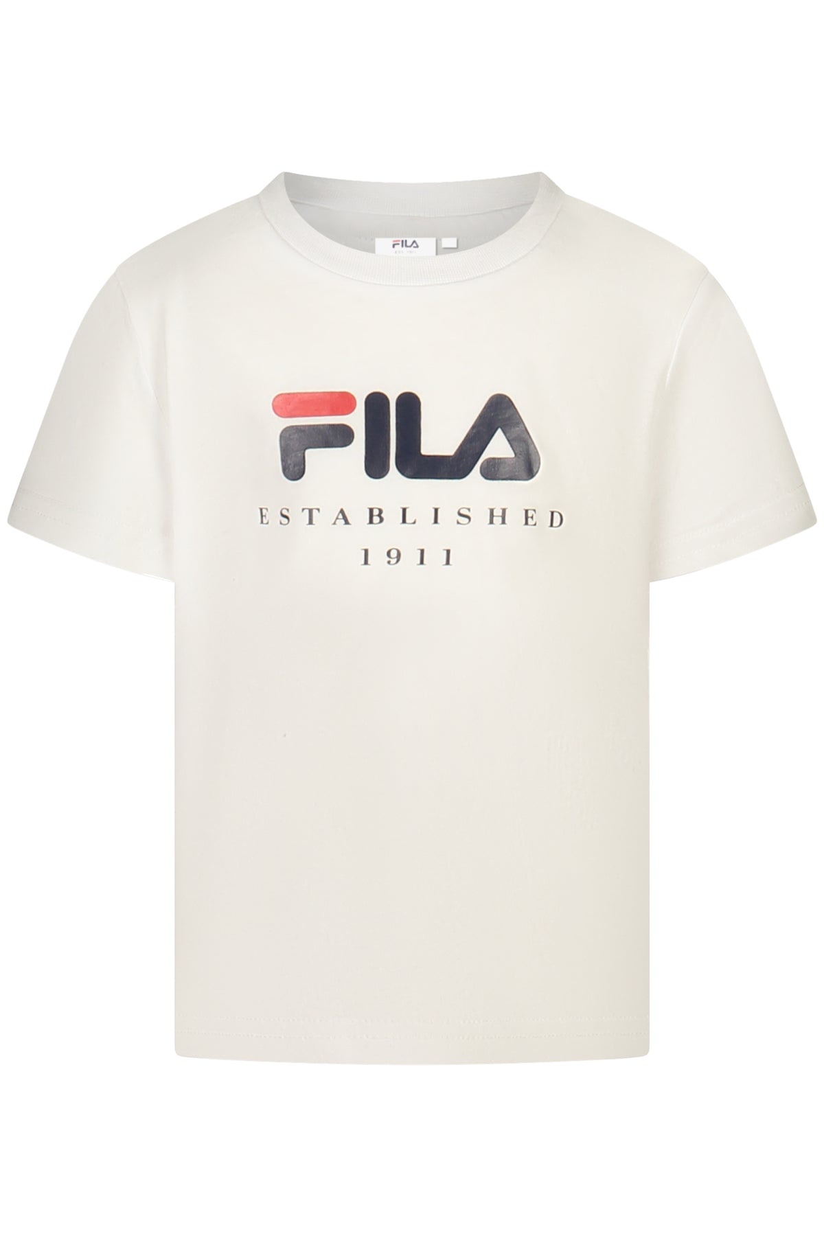 FILA SHORT-SLEEVED T-SHIRT FOR GIRLS, WHITE