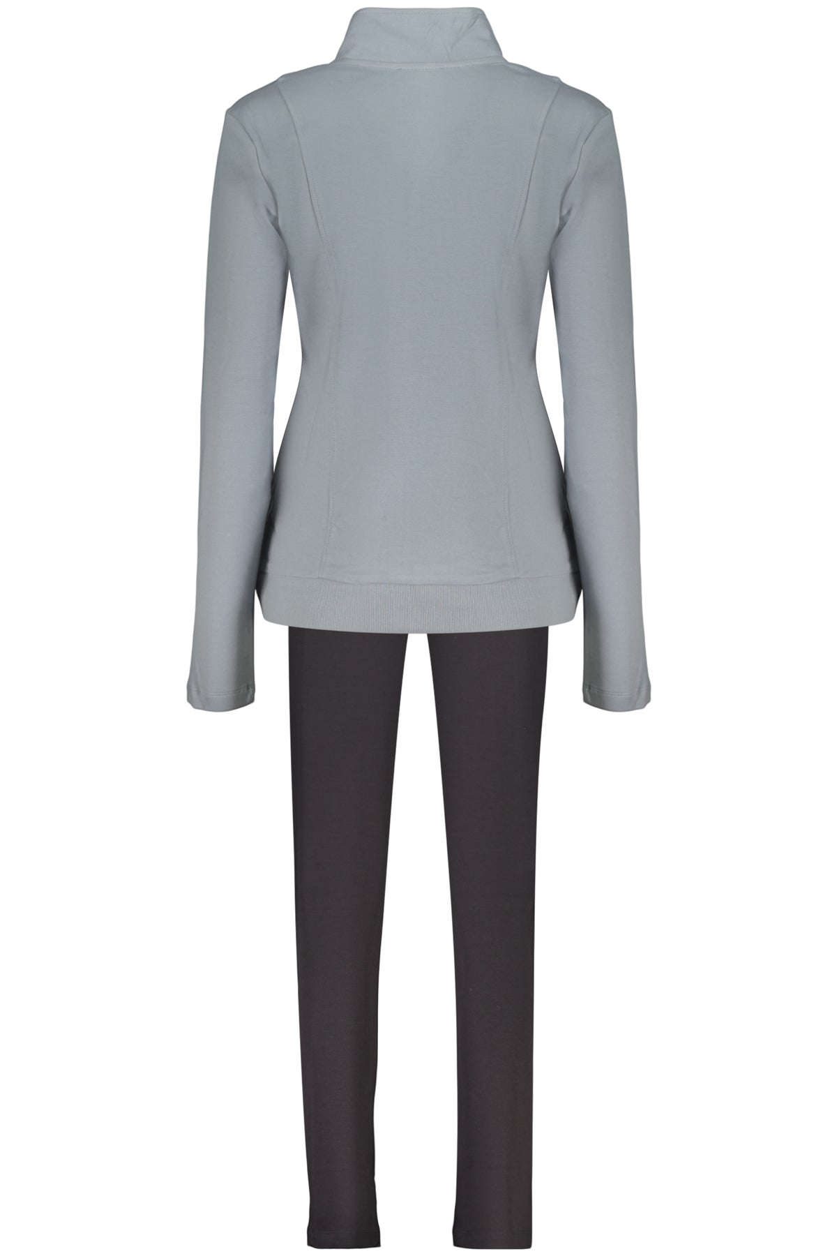 FREDDY WOMEN'S LIGHT BLUE ZIP-UP SWEATSHIRT